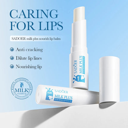 Ceramide Milk MoisturizingLip Balm Moisturizing Anti Cracking lipstick Deep Nourishing  Hydrating Lips Skin Care
