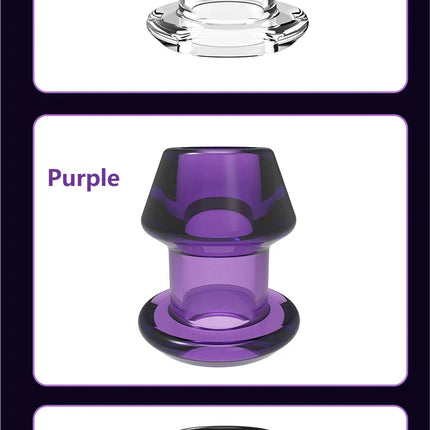 Hollow anal plug, posterior expansion, men and women use chrysanthemum to observe the vagina, enema, cleaning sex toys