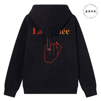Winter Autumn Outerwears: Y2K Clothes Hooded Sweatshirts, Future Bride & Bridesmaid Picks for French Girls EVJF Single Farewell