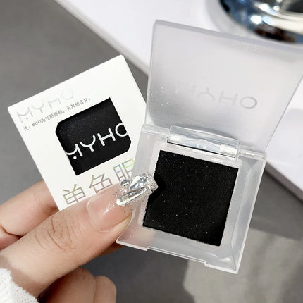Matte Black White Eyeshadow Palette Natural Monochrome Long Lasting Brighten Silkworm Highlighter Eyeshadow Primer Eyes Makeup