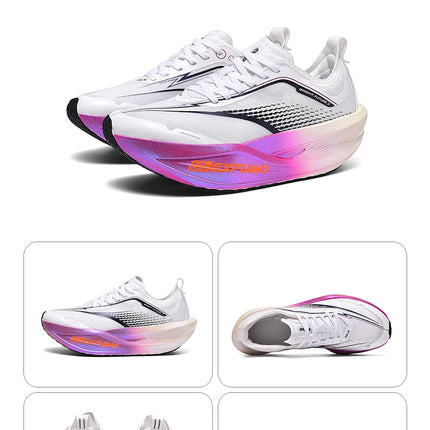 New Cushioning Running Shoes For Men Suitable Heavy Runners Lace Up Sports Women Non-slip Outdoor Athletic Male Sneakers