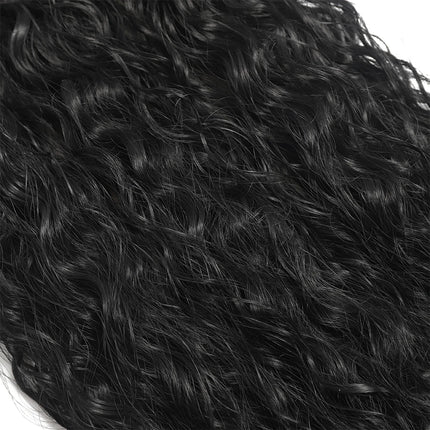 Synthetic Curly Hair Bundles Water Wave Hair Extension 1PCS/Pack 50g red-orange Color Gold Heat Resistant Fiber Kinky Curly Hair