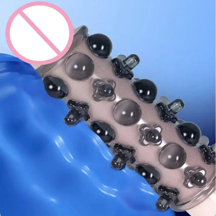 Male Penis Enlargement Sleeve Silicone Cock Ring For Delayed Ejaculation And Enhanced Erection Adult Sexy Couples Sex Toys 18+