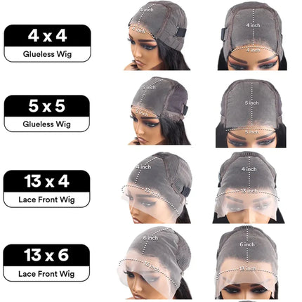 30 40 Inch 13x4 13x6 HD Transparent Bone Straight Lace Front Wigs 4x4 5x5 Glueless Wigs Human Hair For Black Women Brazilian