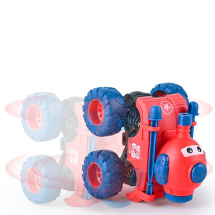 360 ° stunt rotating off-road toy, durable and impact resistant, bi-directional friction driven truck, suitable for children