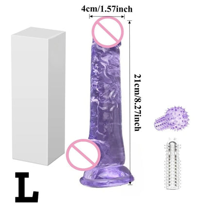 4colors with Egg Shaped Dildo with Strong Suction Cups Soft and Flexible Textured and Curved Design Suitable for G-spot and Play