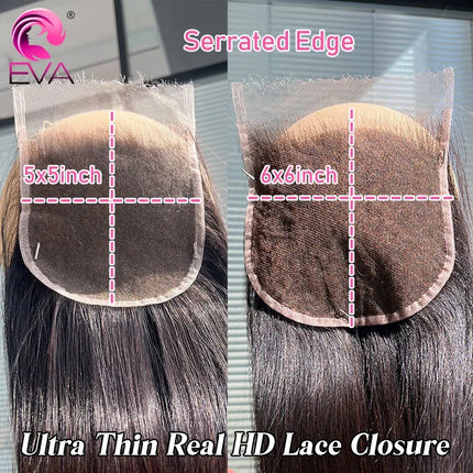 Straight 6x6 5x5 HD Lace Closure Only Skinlike 13x6 HD Lace Frontal Only Preplucked Brazilian Human Hair 13x4 HD Frontal Closure