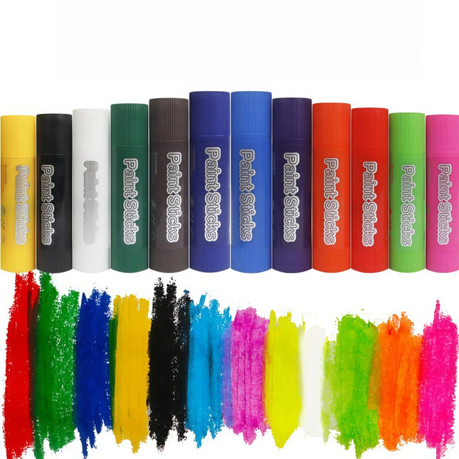 Set of 6/8/12 Colored Crayons for Drawing and Crafts DIY Greeting Cards Suitable for Various Creative Projects