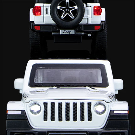 1:32 Jeeps Wrangler Rubicon Alloy Car Model Diecasts Metal Off-road Vehicles Car Model Simulation Sound and Light Kids Toys Gift