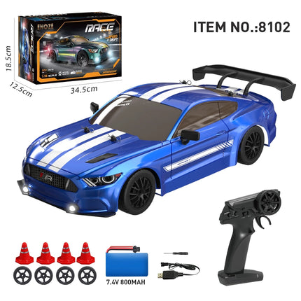 1:16 Scale 4x4 Drift RC Car - High Speed Monster Truck Racing Model Toy for Children & Adults Present