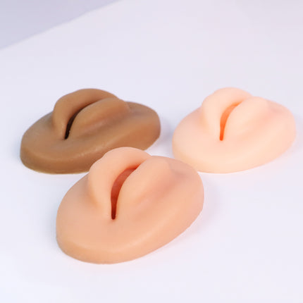 1pc Microblading Reusable 3D Silicone Lip Skin Practice European Solid For PMU Beginner Training Tattoo Permanent Makeup