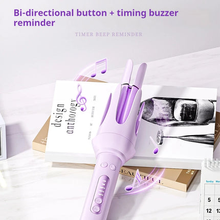 4-in-1 Automatic Curling Iron Multifunction Hair Styler Ceramic Negative Ion Straightener Curler Wand for Women Style Waves