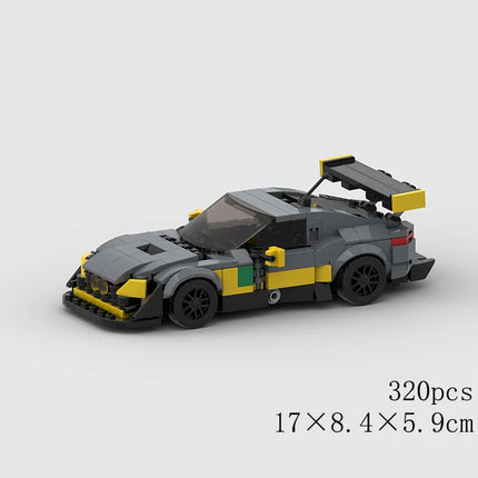 MOC Speed Sports Super Race Car Model Building Blocks DIY Bricks City Technical Rally Great Racing Vehicle Christmas Gift Toy