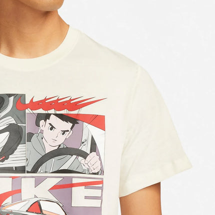 Nike Official 2024 New Men's Printed Fashion Breathable Round Neck Short Sleeve FD1336-110