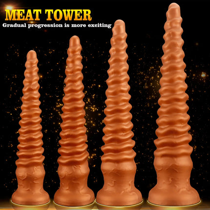 23 In Large Long Spiral Anal Plug Thrusting Butt Plug Training Anal Dilator Prostate Massager Adult Sex Toys For Women Men Gay