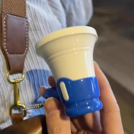Recordable Mini Speaker Loudspeaker Handheld With Key Chain Children's Megaphone Outdoor Loudspeaker Decompression Toy
