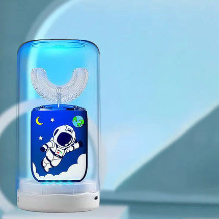 Automatic Children's Cartoon Electric Toothbrush U Type for Kids 360Degrees Sonic Toothbrush Rechargeable Smart Timer Waterproof