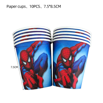Spiderman Birthday Decor Superhero Theme Spider Birthday Party Decorations Paper Napkins Background Balloons Kids Party Supplies