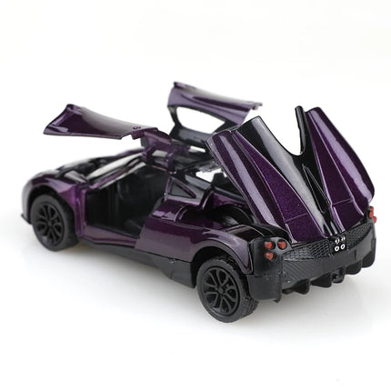 (bagged)1:43 Alloy Car Model Simulation Pagani Racing Car Vehicle Pull Back Car Ornaments Collection Toys For Boy Children