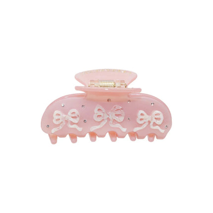 Cute Bow Hair Clip for Women Girls Acetate Rhinestone Fruits Floral Hairpin Pearl Hair Claws Shark Clip Trendy Hair Accessories