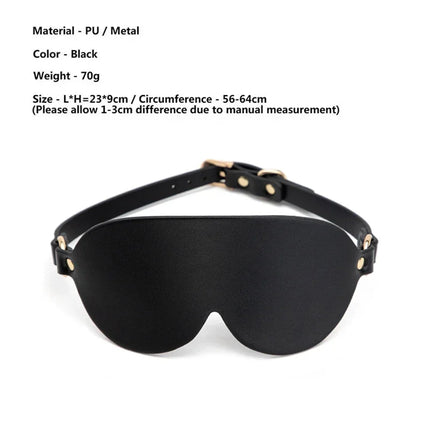 Female Products SM Erotic Toys Eye Mask Couple Flirting Love Leather Sexy Mask Training Sex Passion Temptation Toy