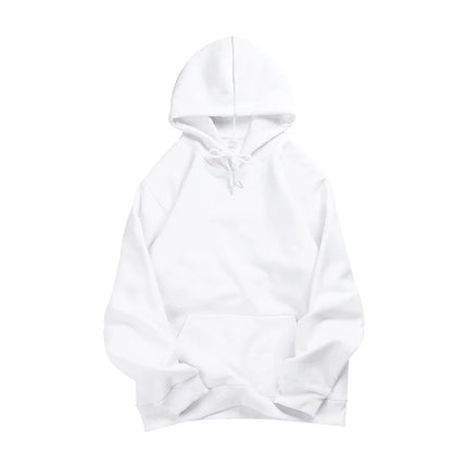 Autumn Winter Thicken Hoodies Fleece Warm Hoodie Men Women Casual Solid Color Sweatshirts Harajuku Long Sleeve Pullover Unisex