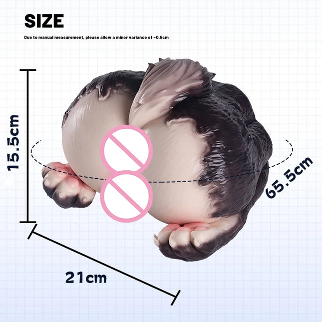Fantasy Monster Butt Masturbator for Men Platinum Silicone Male Stroker Realistic Tight Sleeve Adult Toy