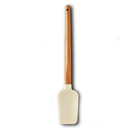 Silicone Scraper Scraper, Home Baking Wooden Handle Scraper, Cake Scraper, Cream Small Spatula Set
