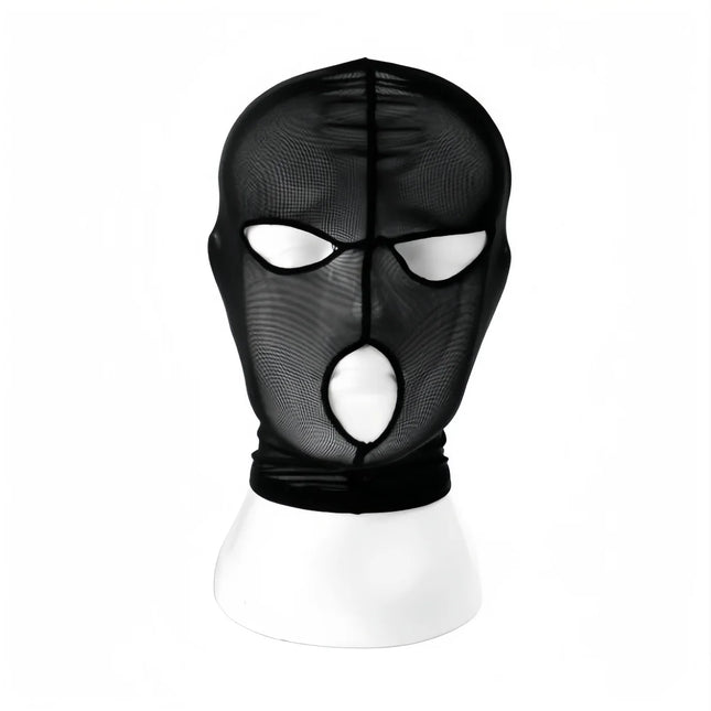 BDSM Bondage Full Head Black Lace Pattern Mask Sex Toys Cosplay Unisex Sexy Head Mask Elastic Flirt Erotic SM Headgear Sex Shop