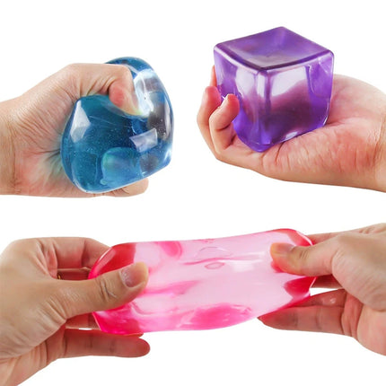 Nee DoH Nice Cube, Cute Bear Maltose, Stress Resistant Toy That Relieve Anxiety, Relax And Grip Desktop Decorative With Box Gift