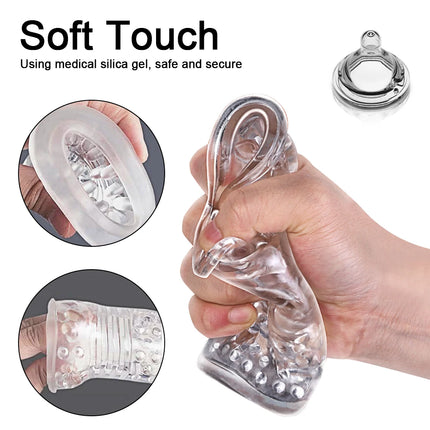 Automatic Male Masturbator Telescopic Rotation Vibration Man Masturbation Cup LCD Digital Simulation Blowjob Masturbator for Men