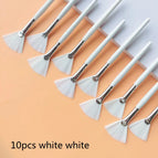 10pcs white white