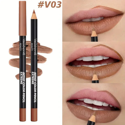 4PCS/SET Moisturizing Lip Gloss Lip Oil Lip Liner Set - Long lasting Waterproof Lip Liner 3D Lips for A Dewy Finish Lip Combo