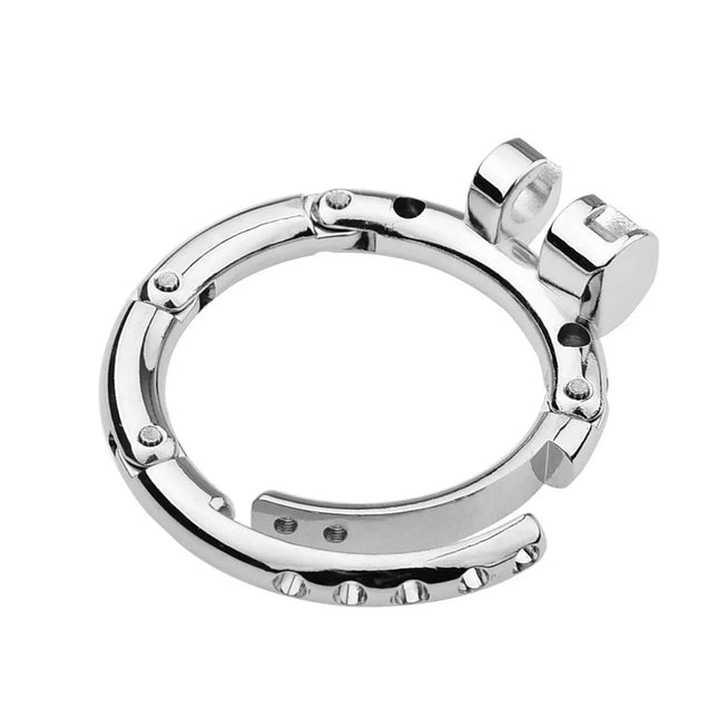 Adjustable Snap Ring Male Chastity Device Metal Cock Cage Slave BDSM Sex Toys for Men Penis Urethral Lock Adult Chastity Belt