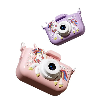 Cute Children Camera 1080P HD Toddler Digital Video Camera 2.0-inch Kids Camera with Silicone Cases Toys for Christmas Gift Children's Day Gift Birthday Gift