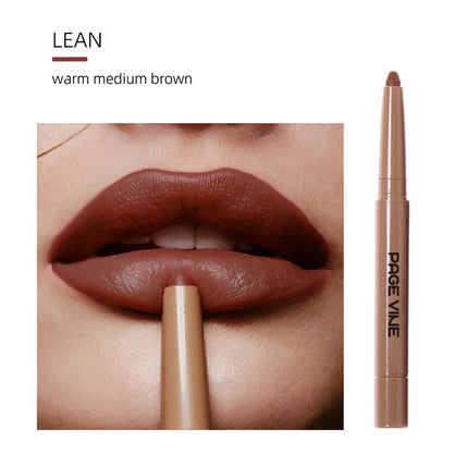 Blogger Recommended Lip Liner Brand Long-lasting Velvet Matte Beginner-friendly Sexy Double-ended Silky Peptide Nude Lip Liner