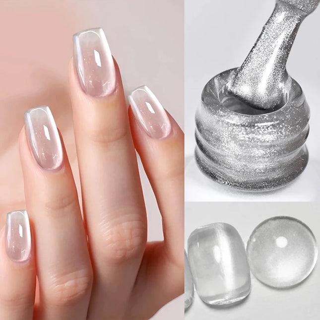 WS 10ML Pink Cat Eye Gel Nail Polish Ceramic Magnetic Gel UV Semi-permanent Enamels Varnish Nail Supplies For Professionals Gel