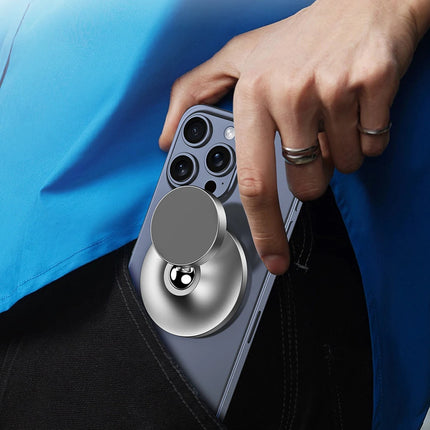 Double-Sided Magnetic Phone Holder 360°Adjustable Gym Car Kitchen Dual Magnet Mount Stand for Magsafe iPhone 15/14/13/12