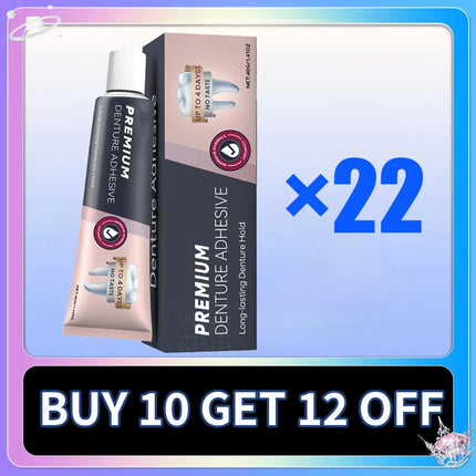Comfortable thermoplastic denture adhesive | Wear resistant fixed denture stabilizer adhesive for dental care