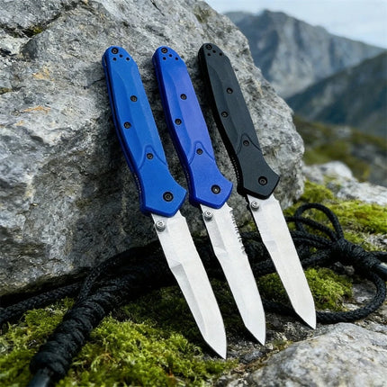 Multi-Functional BM 940 Pocket Folding Knife D2 Steel Blade Nylon Fiber Handle Camping Fishing Everyday Carry Outdoor Tool