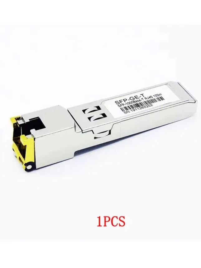 SFP Fiber Module Ethernet Port RJ45 Module 1000BASE-T Switch Connector Copper Compatible with Cisco/Mikrotik Gigabit Ethernet