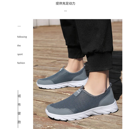 YRZL New Running Shoes for Men Breathable Sports Shoes Light Weight Fashion Summer Breathable Sneakers for Men Plus Size 39-46