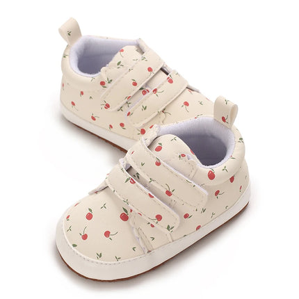 Spring and Summer New Baby Korean Version Flower Embroidered Princess Shoes For Women's Soft Soled Baby Walking Shoes