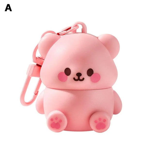 Moisturizing Kids Bear Lip Balm Gentle Repair For Chapped Lips Improves Chapping Lip skin Texture Prepares Makeup For Daily Care