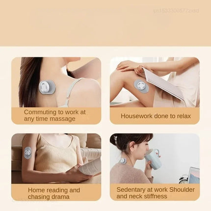 Pocket Intelligent Massage Patch Cervical Massager Portable Shoulder and Neck Multifunctional Massager Small Fascia Patch