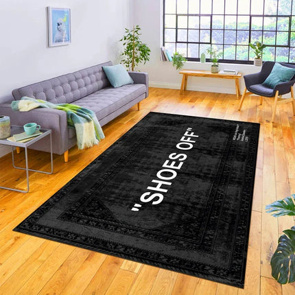 VIKAMA Fashion Carpet Bedroom Living Room Trend Personality Creative Boys Apartment Shoe Wall Bedside Dirt-Resistant Mat Home Decor