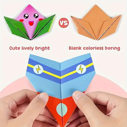 108 Pieces Creative Origami Set-Suitable for DIY Crafts and Educational Activities,For Children Kids Boys Girls,Creative Shapes
