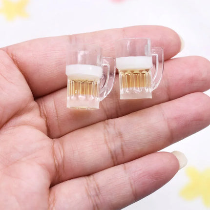 10pcs Simulation Bottle Charms For Pendant DIY Handmade Jewelry for Earring Necklace Keychain