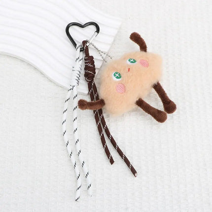 HOT Original Designed Nylon Woven Rope Keychain With Baseball Decor Sporty Style Bag Pendant DIY Trendy Fashion Pendant Gifts
