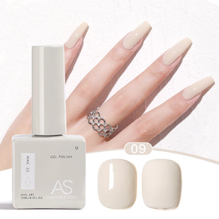 AS 1pc 15ml Bright Yellow Gel Nail Polish Starter Pure Soak Off No Wipe Nail Gel Polish Varnish Suitable For All Seasons